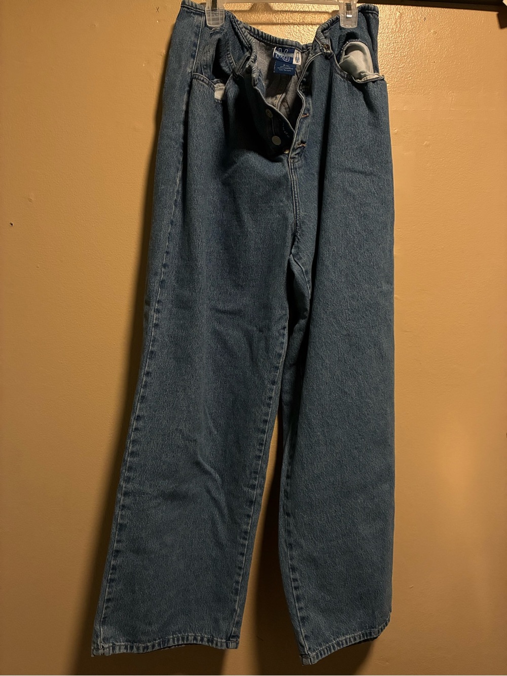 Venezia Wide Leg Flare Jeans in Classic Denim Blue